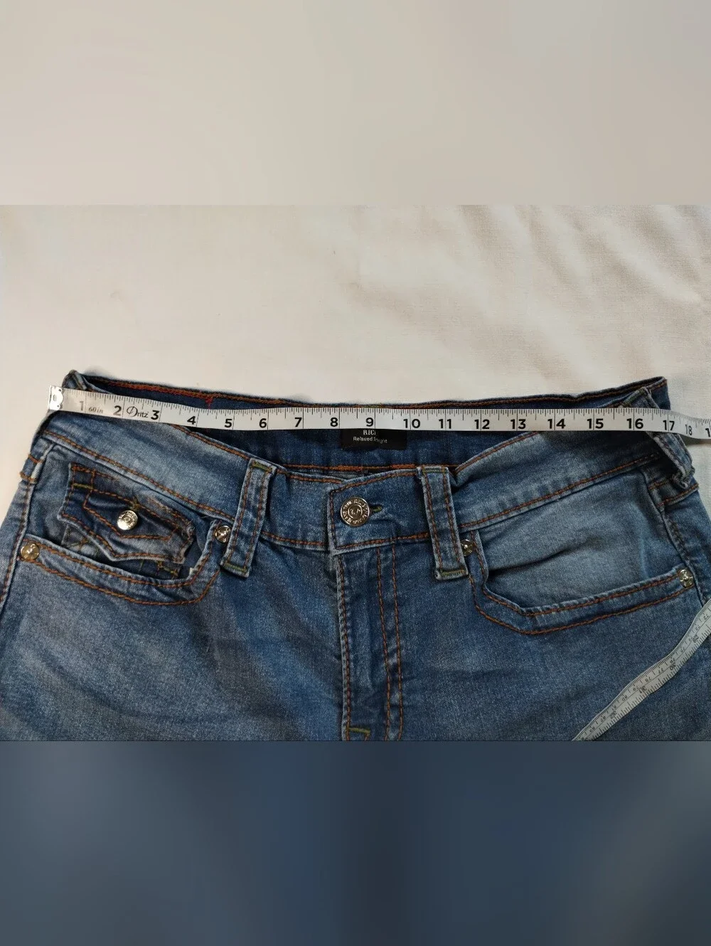 True Religion Men's Medium Blue Straight Jeans